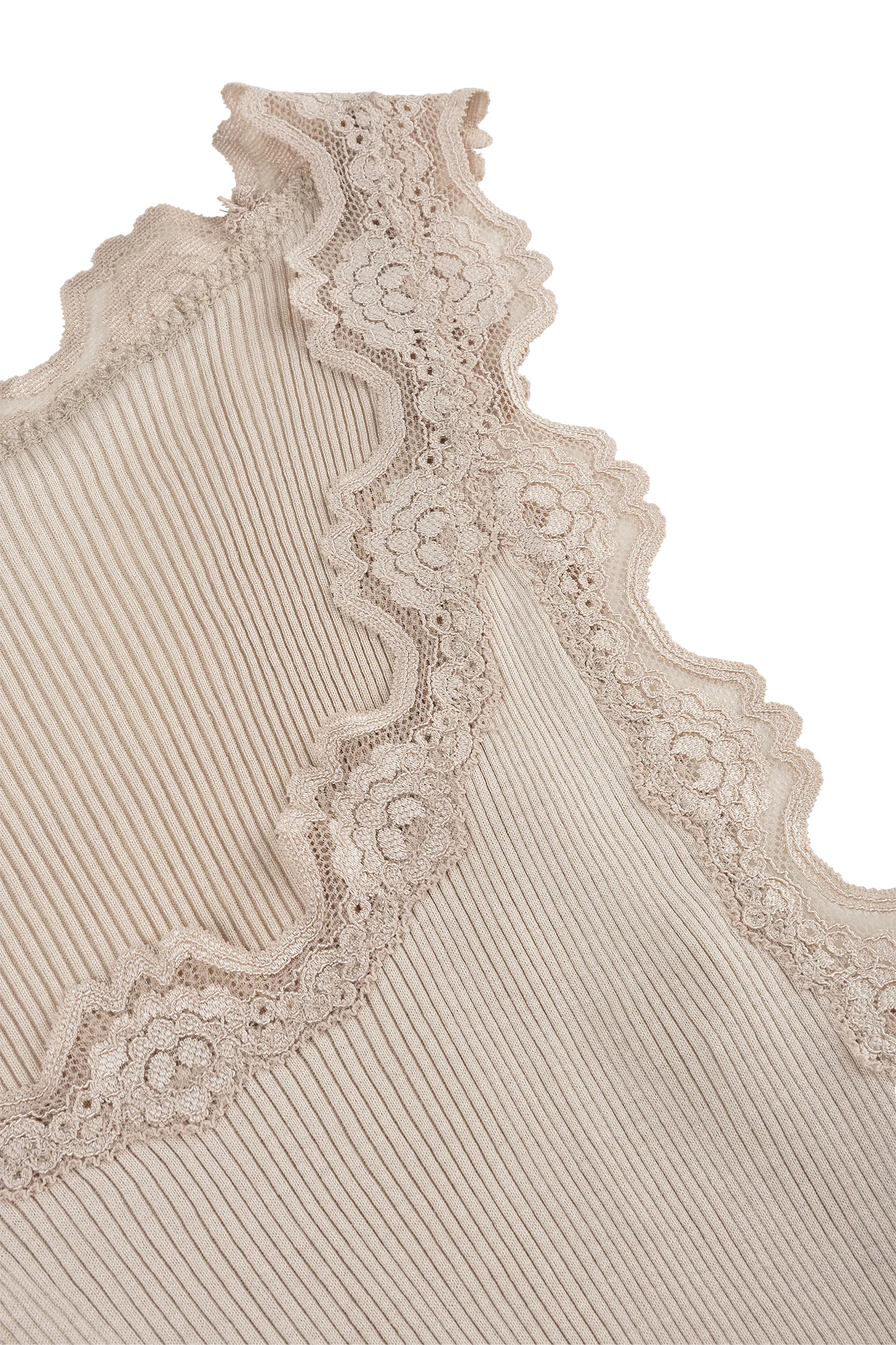Babette SL U-neck Lace Zand - Image 3
