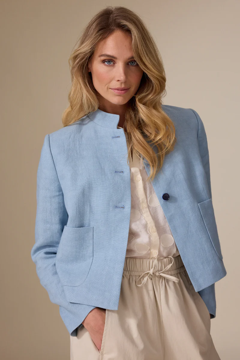 Kae Blazer Licht Blauw - Image 3