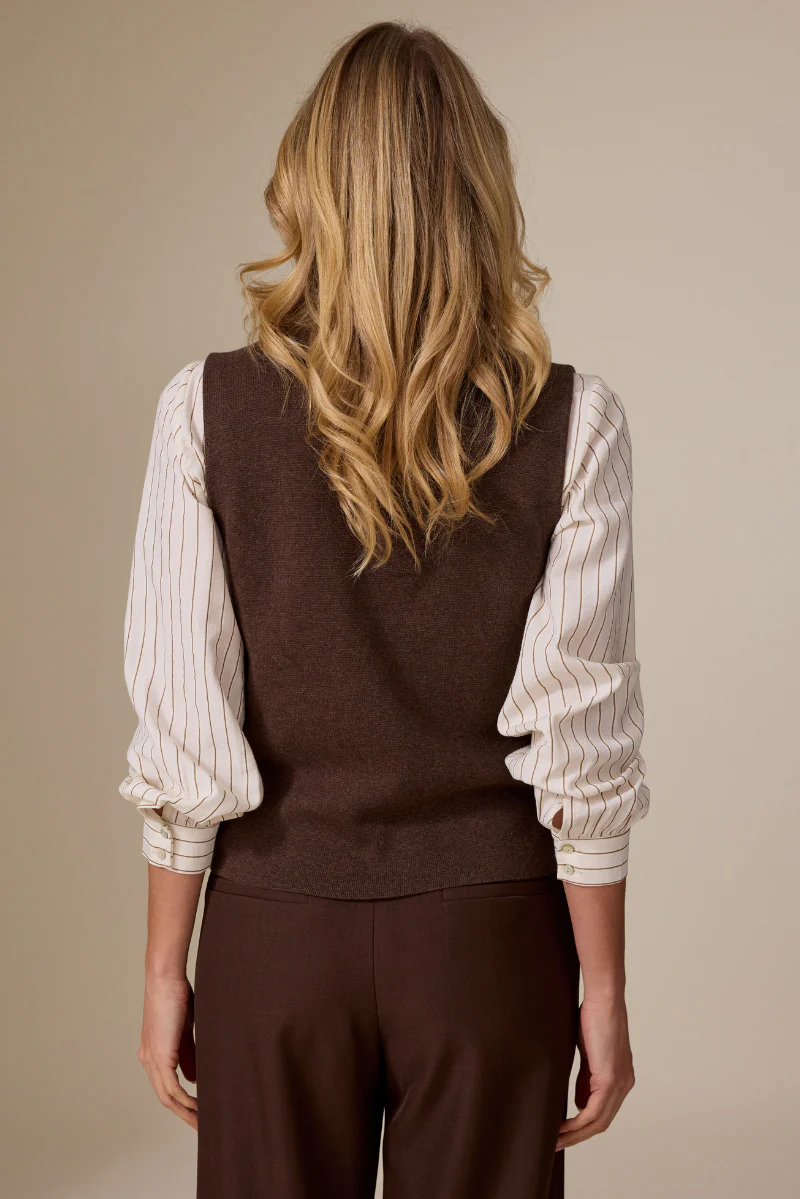 Lisa Gilet Bruin - Image 3